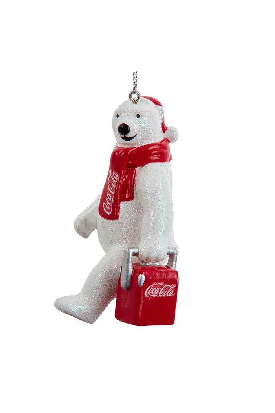 Kurt Adler - Polar Bear Coke Ornament