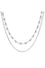 Pearl of the West - Little Heart Double Choker - Stainless Steel