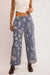 Free People - Seaside Pull-On Pant - Indigo Combo Rodeo - Front