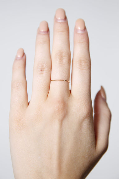 Able - Ultra Thin Stacking Ring - Gold