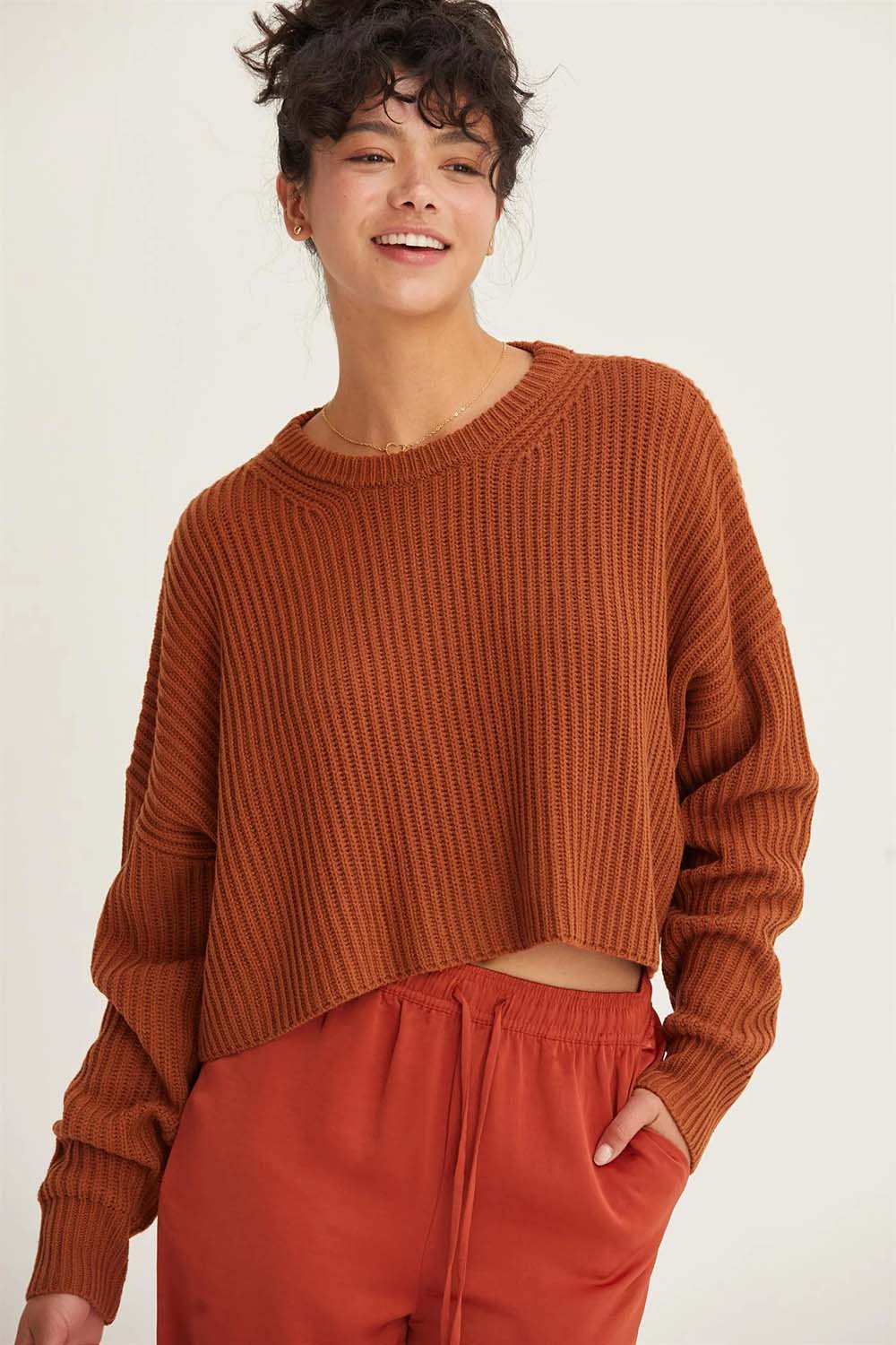 Double Zero - Angelle Sweater - Chocolate - Front