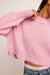 Free People - Easy Street Crop Pullover - Lollipop - Detail