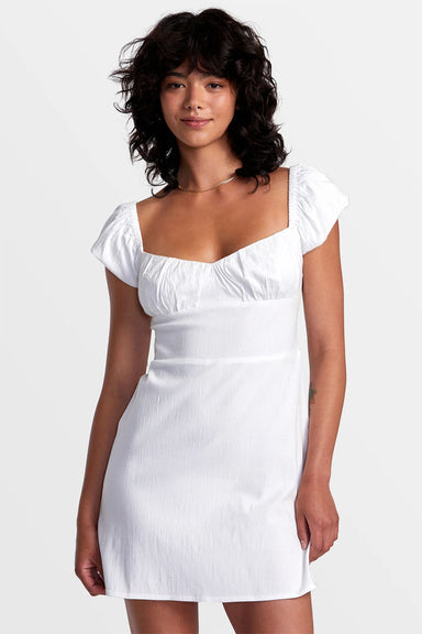 RVCA - Tess Dress - Whisper White - Front