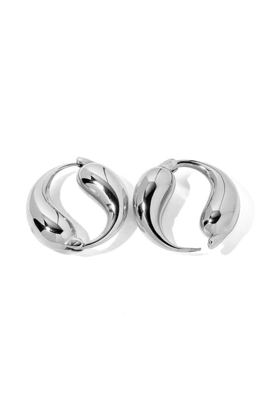 Pearl of the West - Yin Yang Earring - Sterling Silver