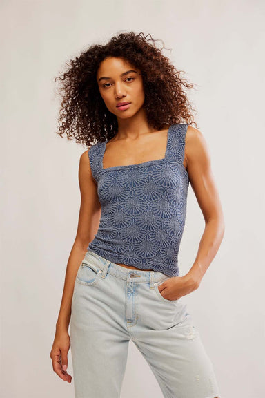 Free People - Love Letter Cami - Indigo Pura - Front