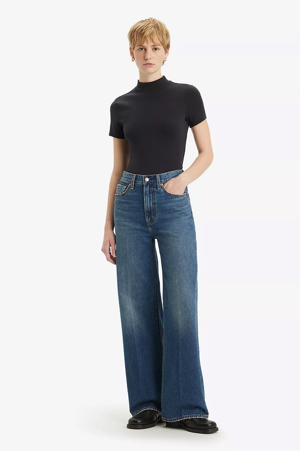 Levis - Ribcage Wide Leg - Polar Perimiter - Front