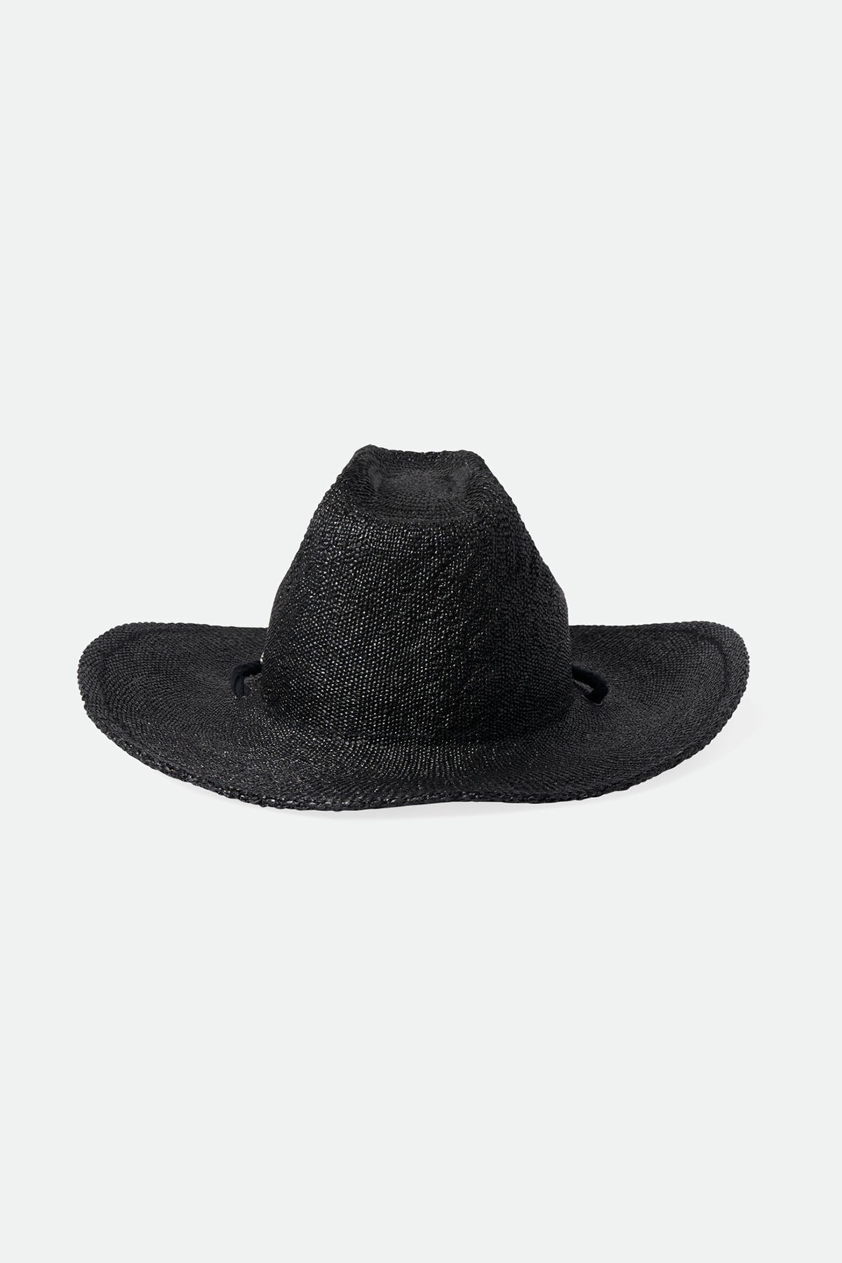 Brixton - Austin Straw Cowboy Hat - Black - Front