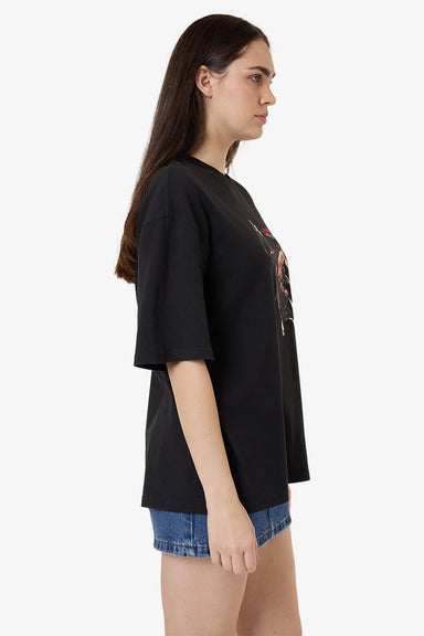 Thrills - Eternal Outlaw Oversize Tee - Washed Black - Profile