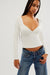 Free People - Duo Corset Long Sleeve - Ivory - Front