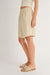 Sage the Label - Sunlit Bermuda Shorts - Tan - Side