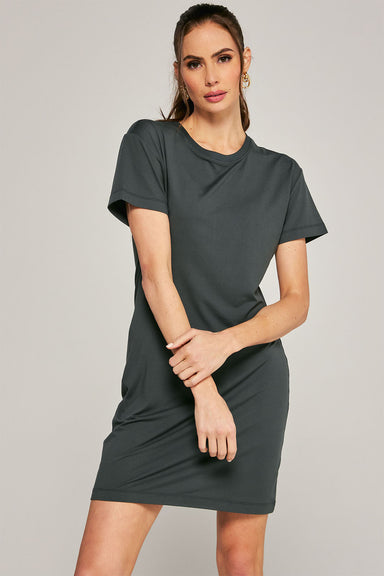 7 Diamonds - Core T-Shirt Dress - Basil - Front