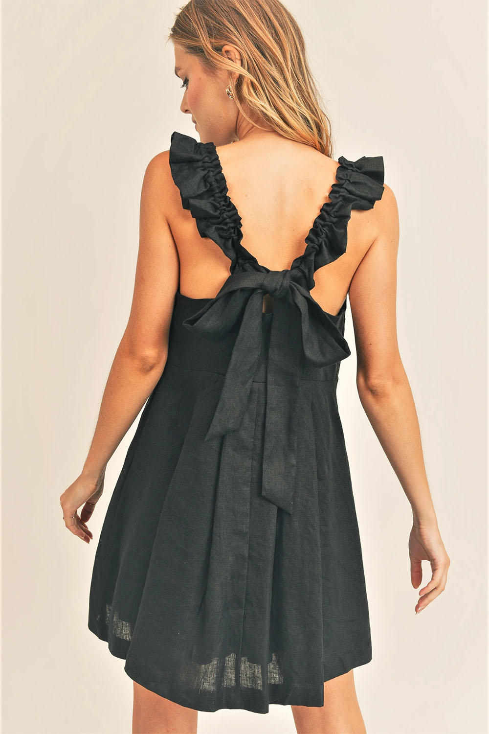 Reset by Jane - Carla Dress - Black - Back