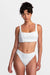 RVCA - Pointe High Rise Cheeky - White - Front