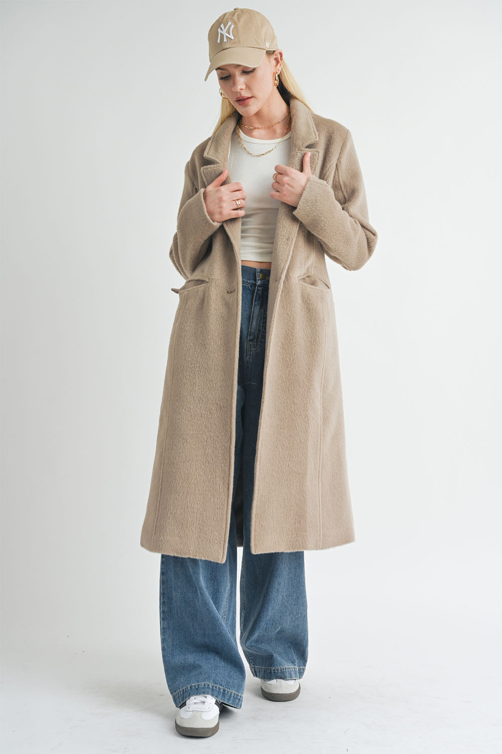 Sage the Label - Prestige Coat - Taupe - Front