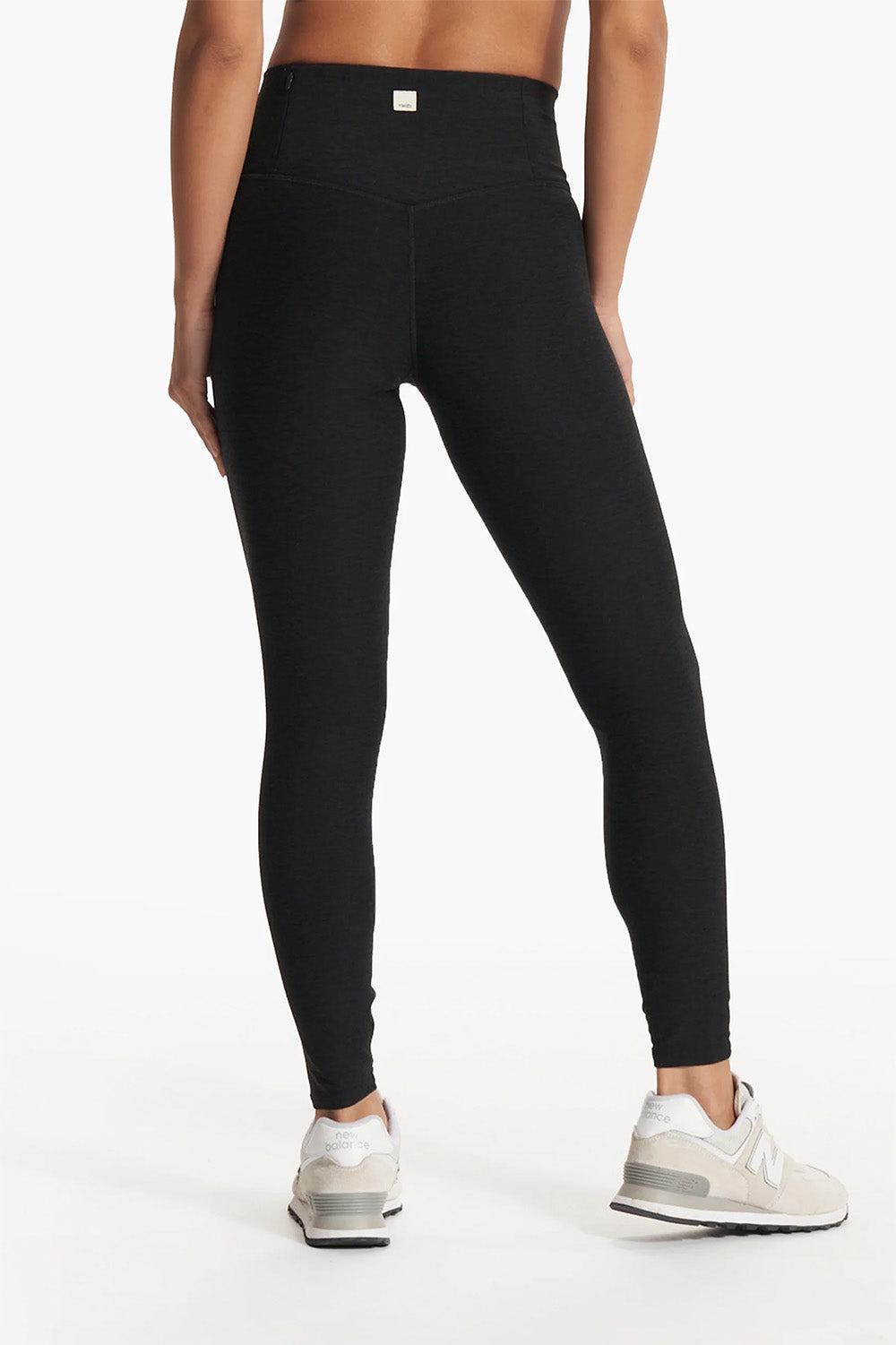 Vuori - Clean Elevation Legging - Black Heather - Back