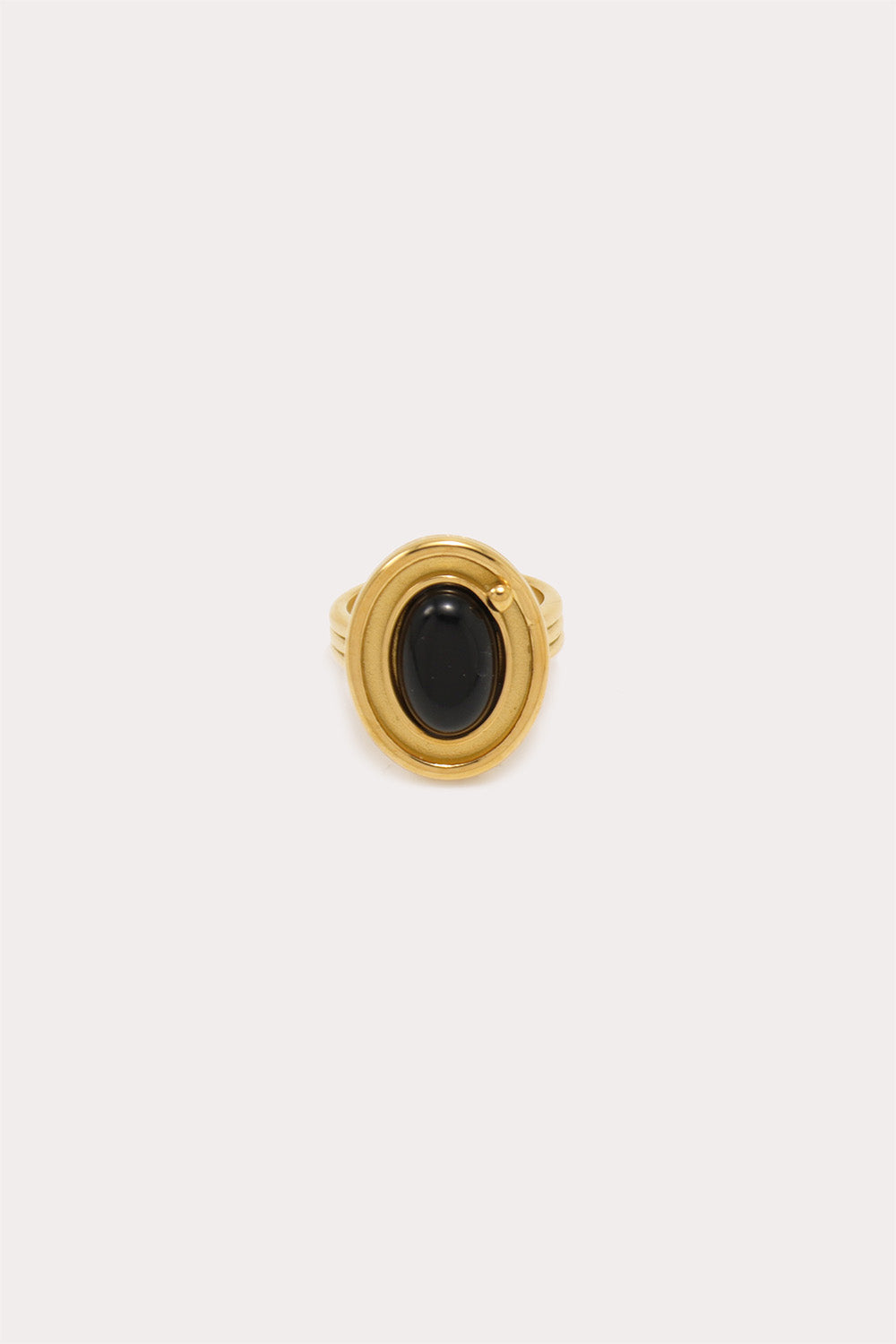 Petit Moments - Oval Pendant Ring - Gold 