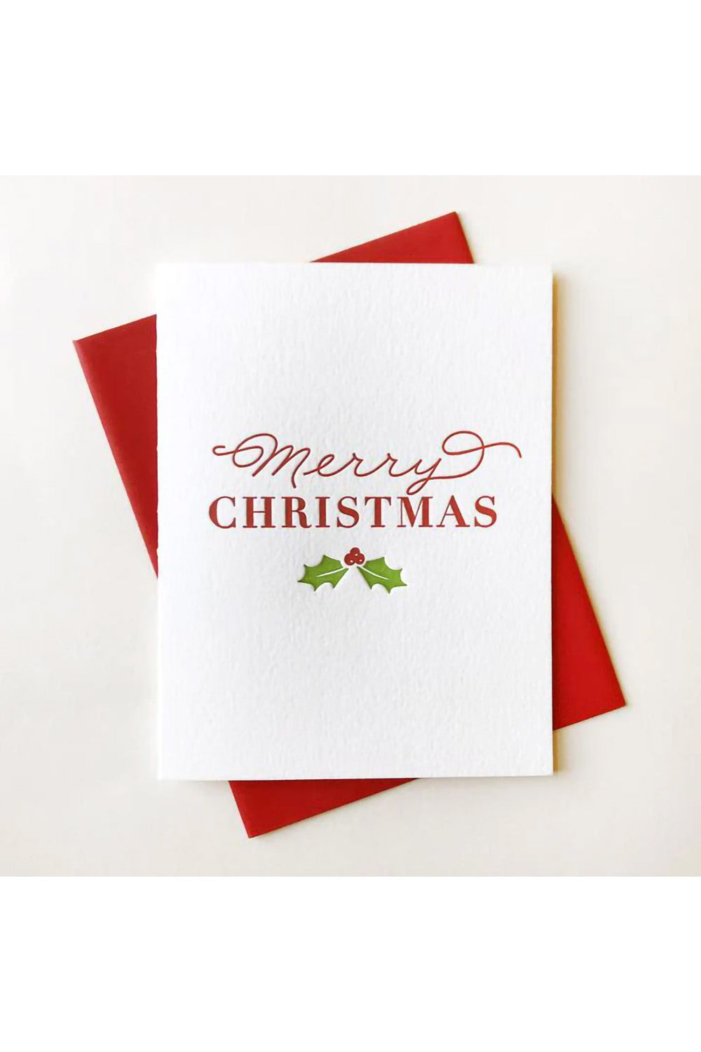 Steel Petal Press - Merry Christmas Card