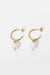 Pearl of the West - Cici Pearl Earrings - 18K GP Stainless