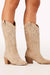 Billini - Delaine - Taupe Suede - Model Profile