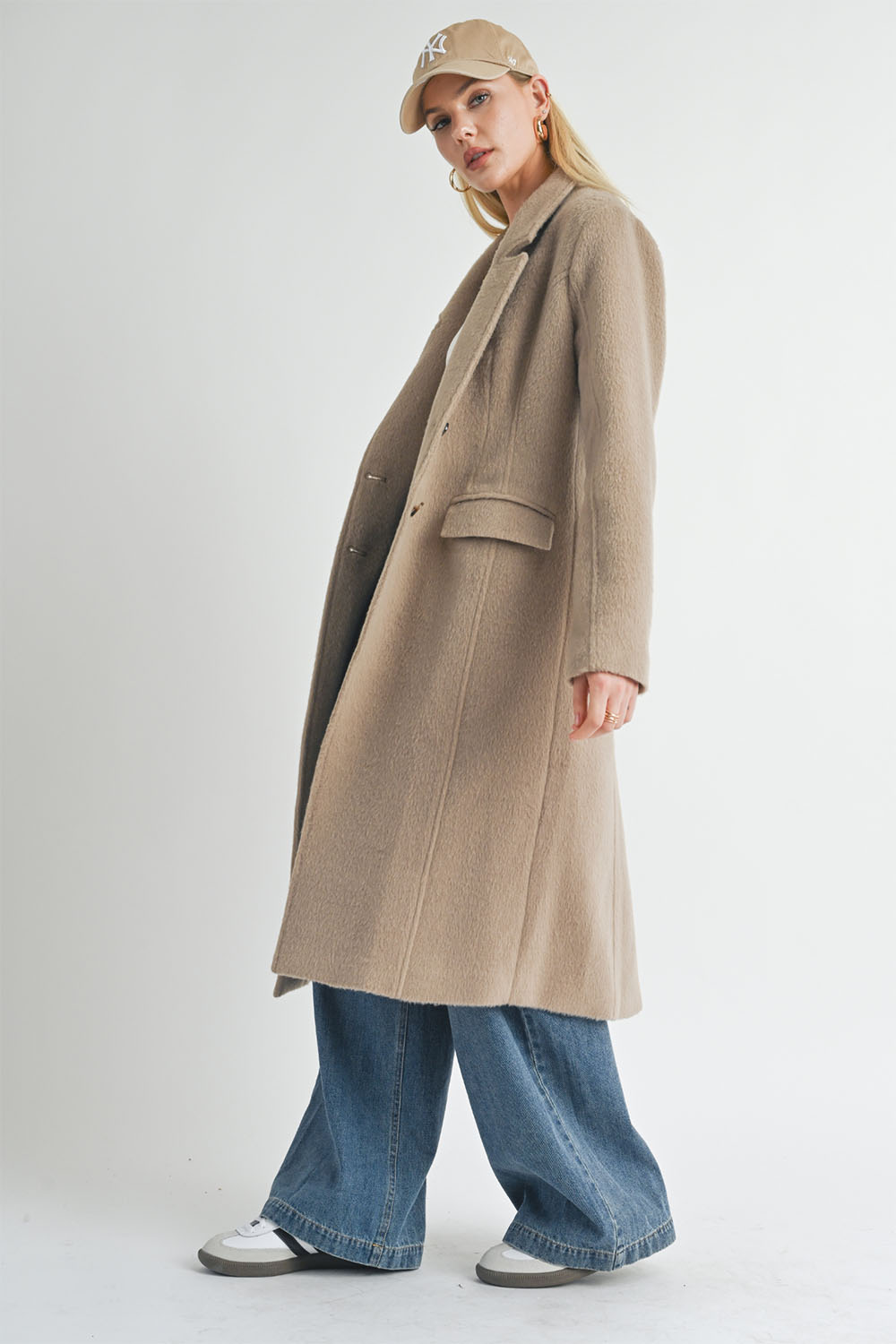 Sage the Label - Prestige Coat - Taupe - Side