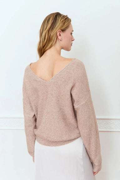 Deluc - Catalpa Sweater - Rose - Back