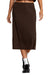 RVCA - Jenni Midi Skirt - Chocolate Torte