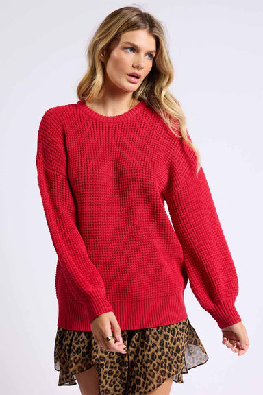 Sage the Label - Ada Sweater - Red - Front