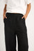 Rhythm - Stevie Wide Leg Pant - Black - Detail