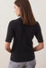 Marine Layer - Lexi Rib Mock Neck Top - Black - Back