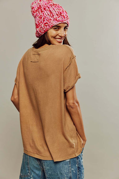 Free People - Horsin Around Tee - Brown Combo Horse - Back