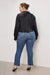 Good American - Good Curve Straight Jeans - Indigo - Back