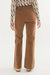 Marine Layer - Bridget Cord Flare Pant - Rust - Back