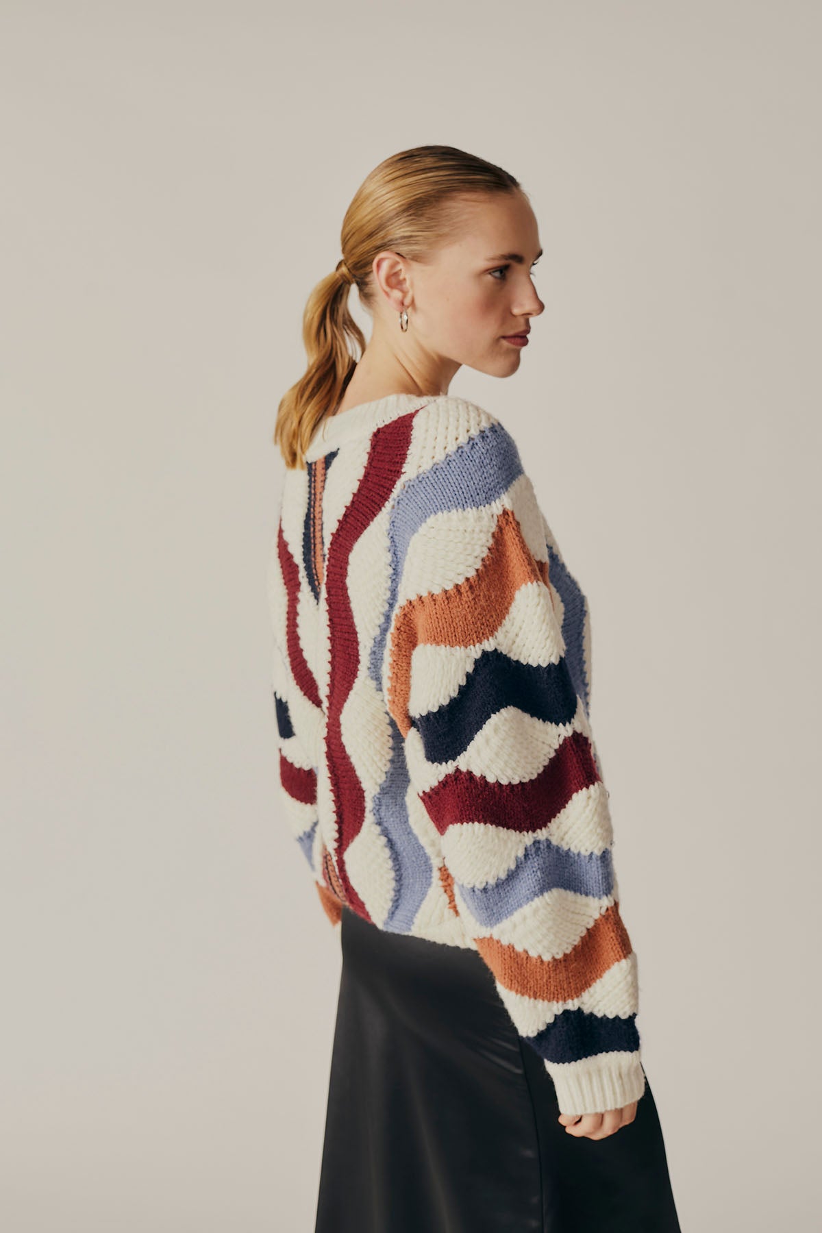 Deluc - Pieris Sweater - Ecru - Side