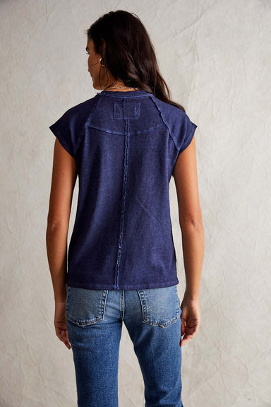 Free People - Riley Tee - Peacoat - Back