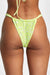 RVCA - Itty Wide Slide Side Med - Neon Green - Back