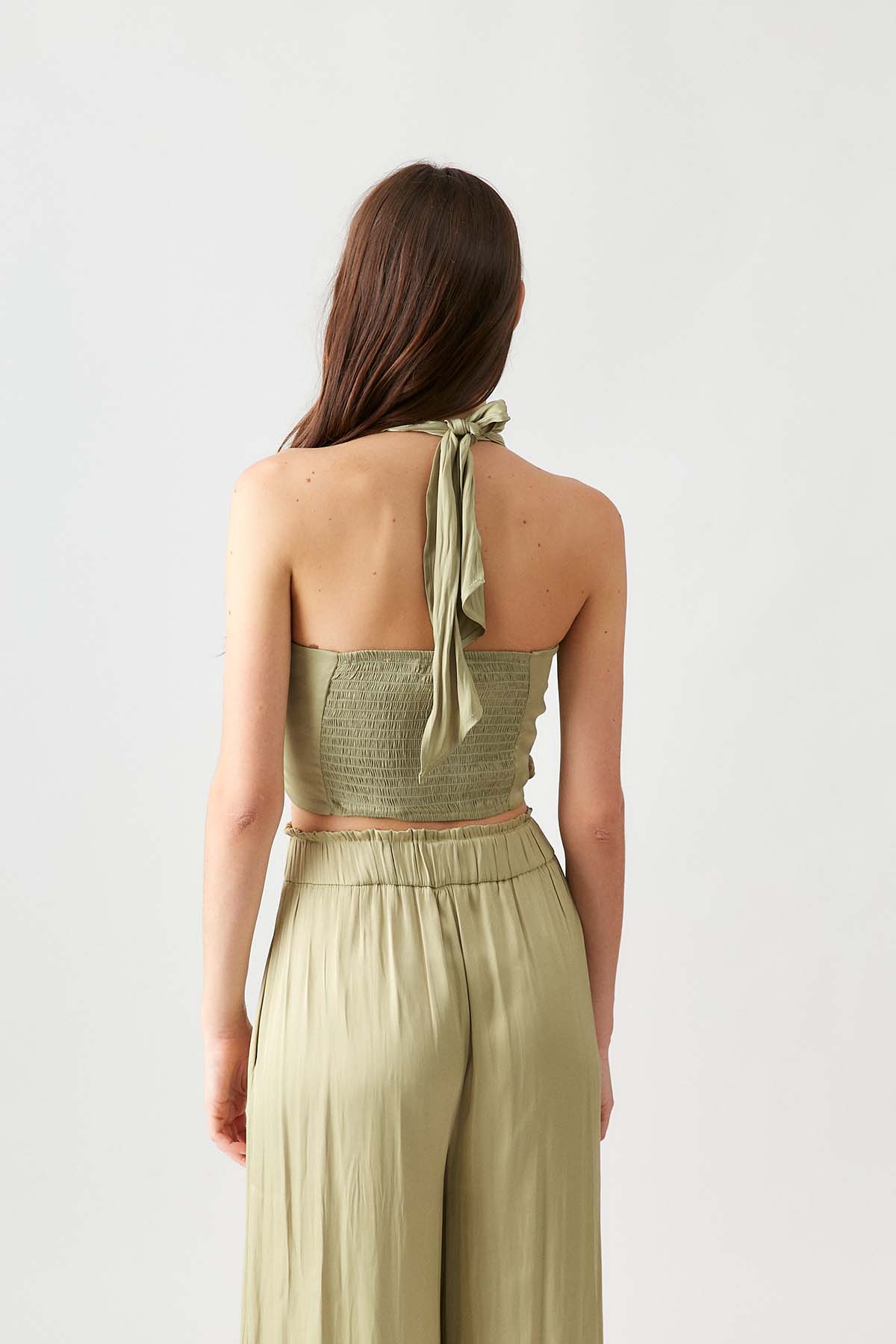 Deluc - Dongen Top - Laurel Green - Back