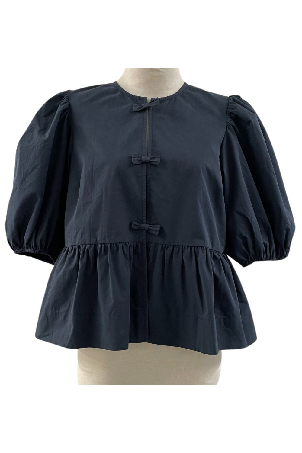 Reset by Jane - Polly Top - Navy - Front