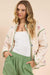 Sadie & Sage - Fair Weather Quilted Jacket - Ivory Multi - Front