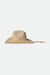 Brixton - Austin Straw Cowboy Hat - Bone  - Side