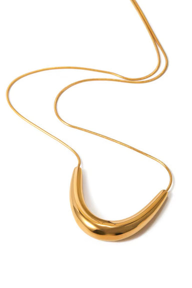 Pearl of the West - Cooper Necklace - 18K Gold Plated Stainless