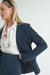 Sage the Label - Finest Touch Blazer - Midnight- Detail