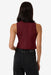 Thrills - Petra Mesh Top - Dark Cherry - Back