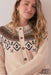 Marine Layer - Ava Fair Isle Cardigan - Mink - Detail