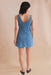 Marine Layer - Daisy Denim Mini Dress - Medium Wash - Back