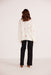 Mink Pink - Rosalie Motif Knit Jumper - Ivory - Back