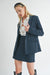 Sage the Label - Finest Touch Blazer - Midnight - Profile