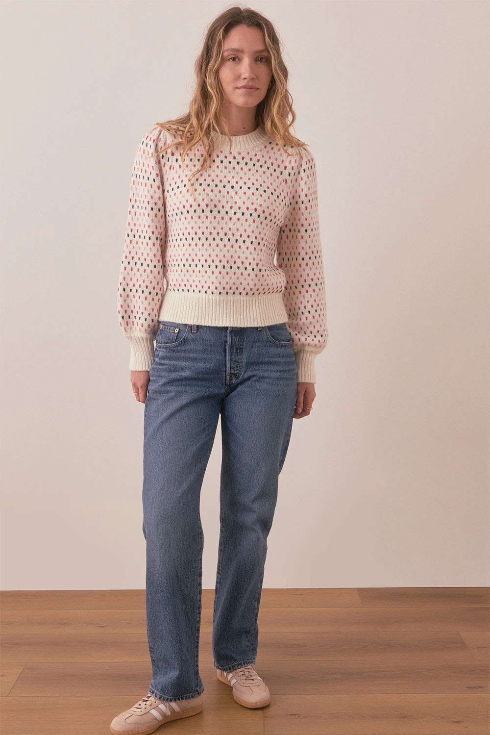 Marine Layer - Alma Puff Sleeve Sweater - Warm Multi 