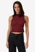 Thrills - Petra Mesh Top - Dark Cherry - Front