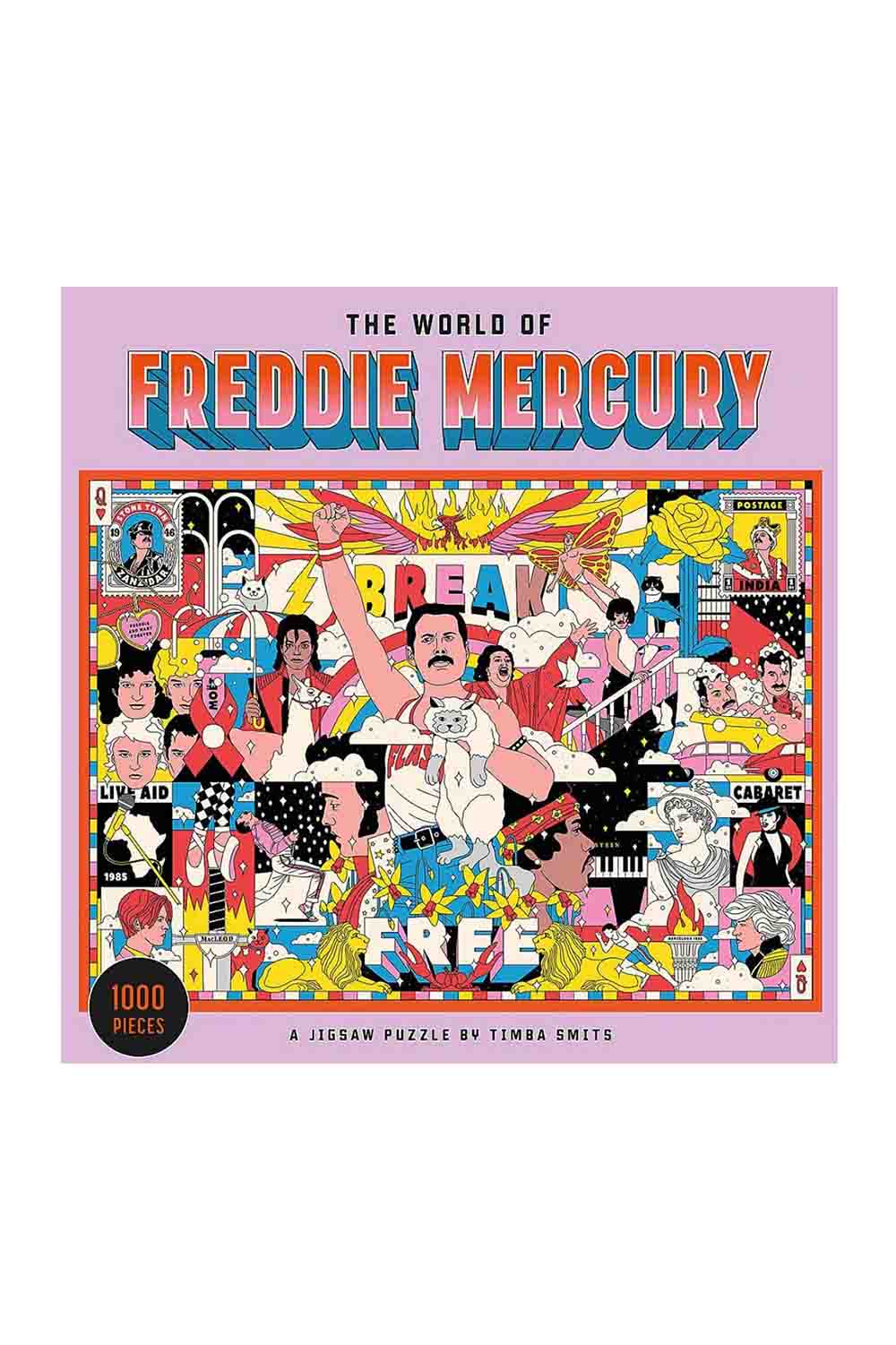 Chronicle - The World of Freddie Mercury 1000pc Puzzle - Front