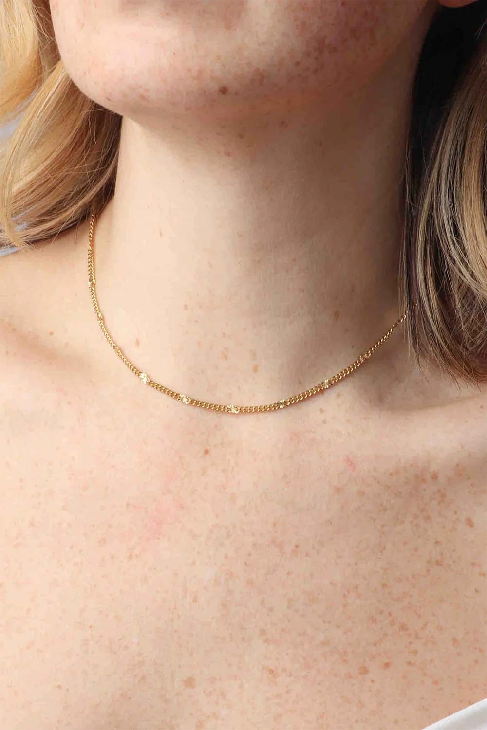 Marrin Costello - Paradise Choker - Gold - Model